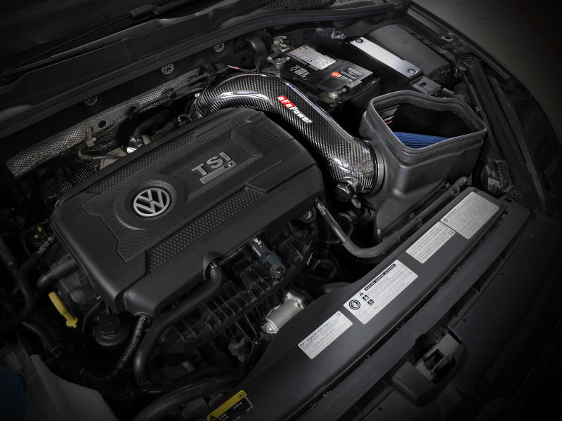 aFe 15-19 VW Golf R (MKVII) L4-2.0L (t) نظام سحب من ألياف الكربون من سلسلة Track مع فلتر Pro 5R