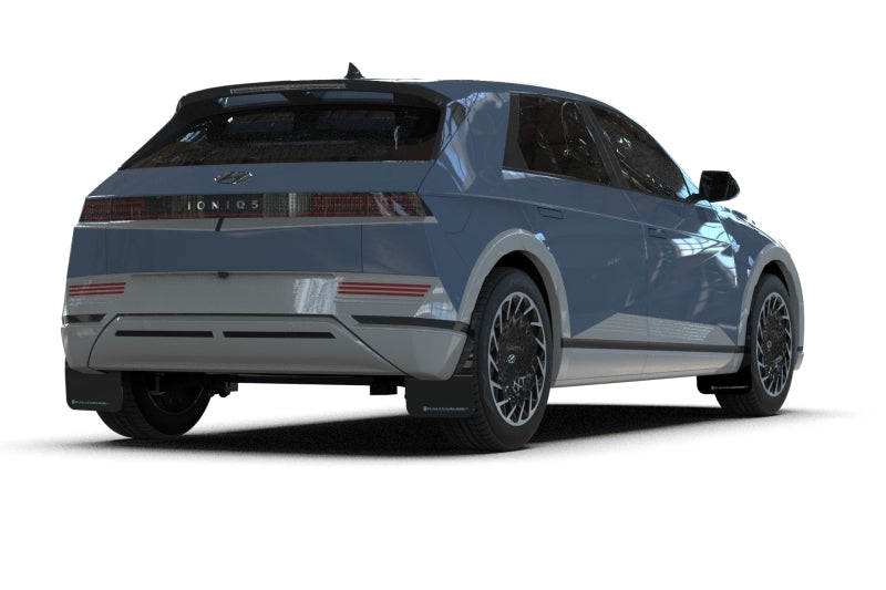 Rally Armor 25-26 Hyundai Ioniq 5 PE Black UR Mud Flap w/ Performance Blue Logo
