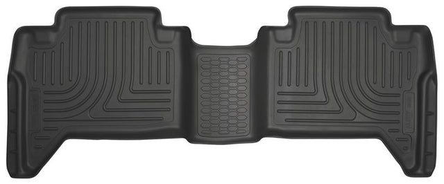 Husky Liners 2016 Toyota Tacoma Crew Cab WeatherBeater 2nd Row Black Floor Liners