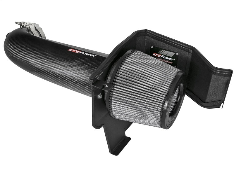 إطار aFe POWER Magnum FORCE من ألياف الكربون المرحلة 2 من سلسلة Track Series Pro Dry S CAIS - طراز Dodge Challenger V8 موديل 11-18