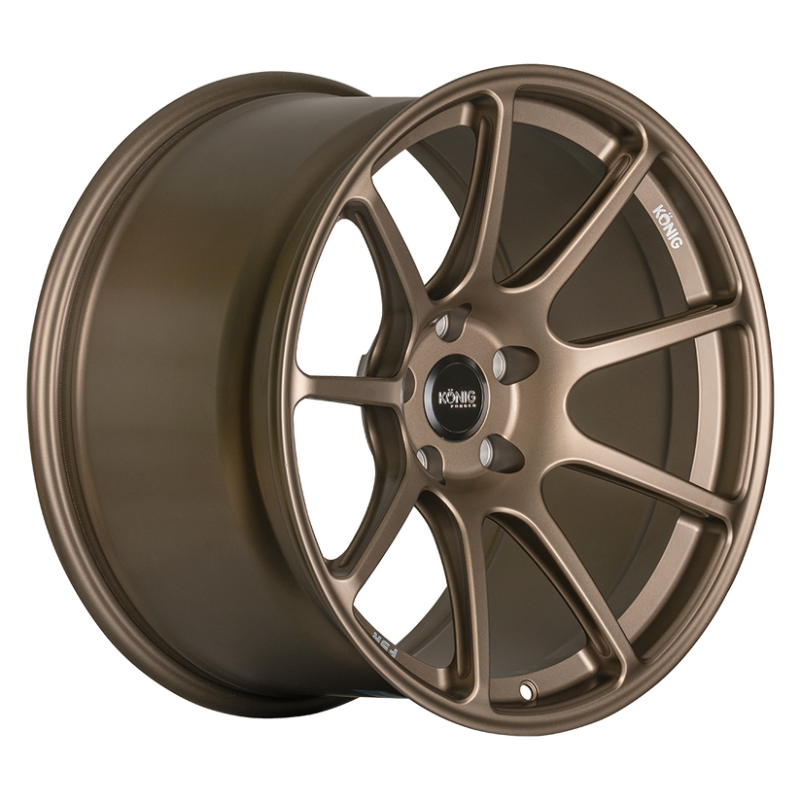 Konig Forged F5R 19x9 5x130 ET50 Satin Bronze Wheel (Knurled Bead)