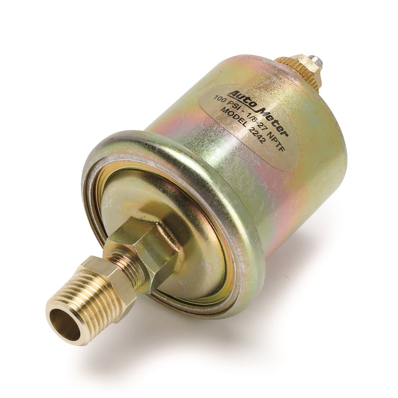 مقياس ضغط الزيت الكهربائي Autometer C2 مقاس 52 مم، 0-100 رطل/بوصة مربعة