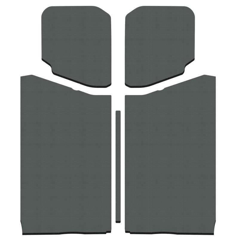 DEI 18-23 Jeep Wrangler JL 2 Door Boom Mat بطانة سقف - 5 قطع - رمادي