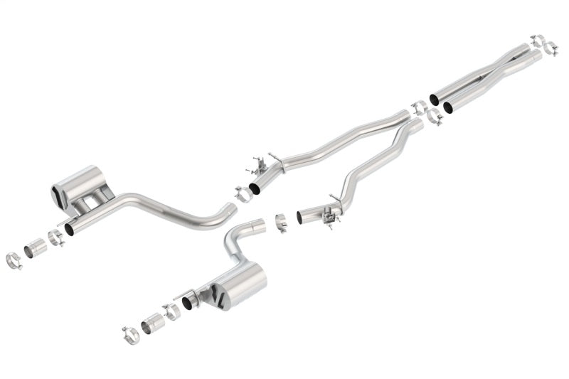 عادم بورلا كات باك ATAK V8 سعة 6.2 لتر من دودج تشارجر هيلكات 15-16 مع صمامات بدون أطراف من المصنع