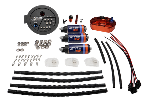 DeatschWerks 20-24 A90/91 Toyota Supra/G8X BMW M3/M4 Fuel Pump Module w/Triple DW420s