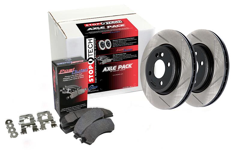 Street Axle Pack, Slotted, Rear