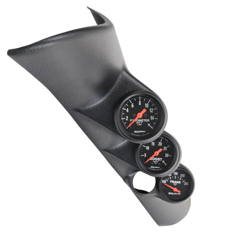 مقياس تلقائي 98-02 رام L6-5.9L ديزل A-Pillar Z-Gauge Kit Boost/EGT/Trans 35PSI / 1600 درجة / 250 درجة