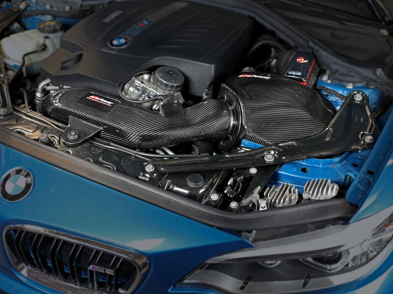ألياف الكربون من سلسلة aFe Black CAIS مع فلتر PDS 16-18 BMW M2 (F87) L6-3.0L