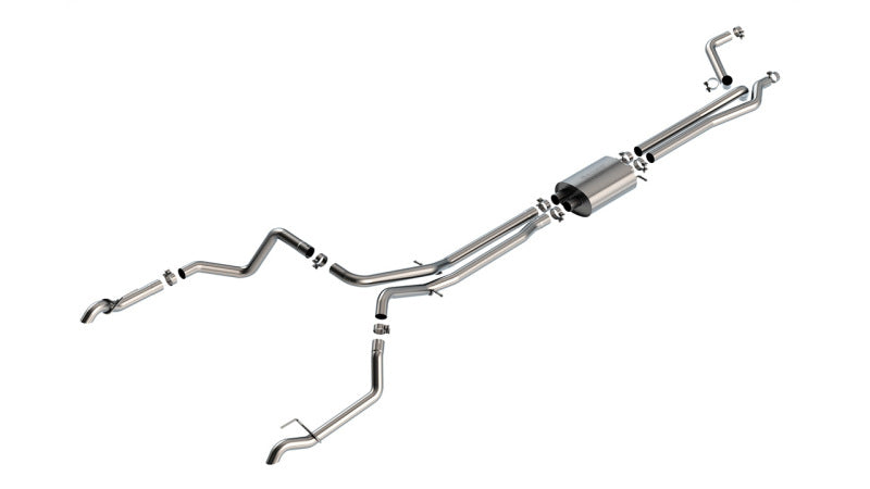 بورلا 22-23 شيفروليه سيلفرادو 1500 ZR2 وAT4X 6.2 لتر CC SB 147.5 بوصة WB S-Type True Dual