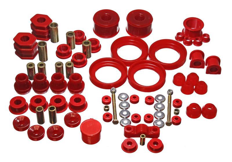 Energy Suspension 02-04 Acura RSX (includes Type S) Red Hyper-Flex Master Bushing Set