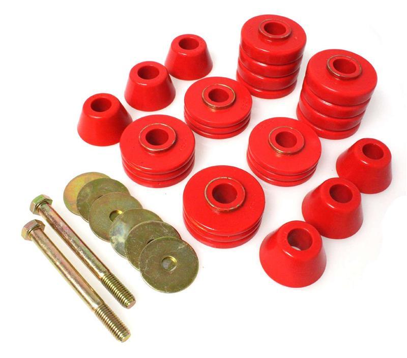 Energy Suspension 68-72 Chevrolet Chevelle Red Body Mount Set