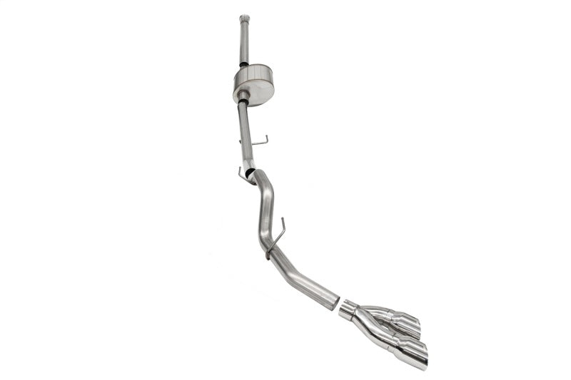 Corsa 2021-2025 Ford F-150 SuperCrew/6.5in Bed 5.0L V8 Xtreme Cat-Back Dual Side Exit-Polished