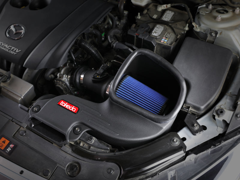 نظام سحب الهواء البارد aFe Takeda Stage-2 Pro 5R 14-18 Mazda 3 L4-2.0 - أسود