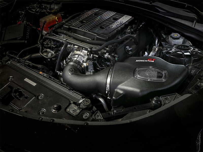 نظام سحب الهواء البارد aFe Momentum GT Pro DRY S لسيارة شيفروليه كامارو ZL1 V8 سعة 6.2 لتر موديل 2017 (sc)