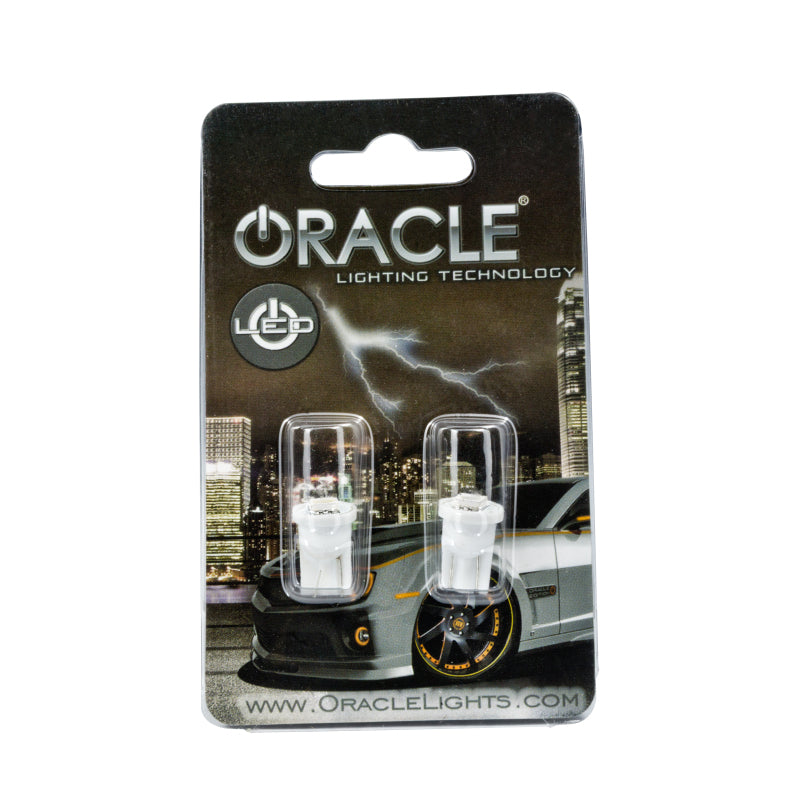 Oracle T10 1 LED 3-Chip SMD Bulbs (Pair) - Amber