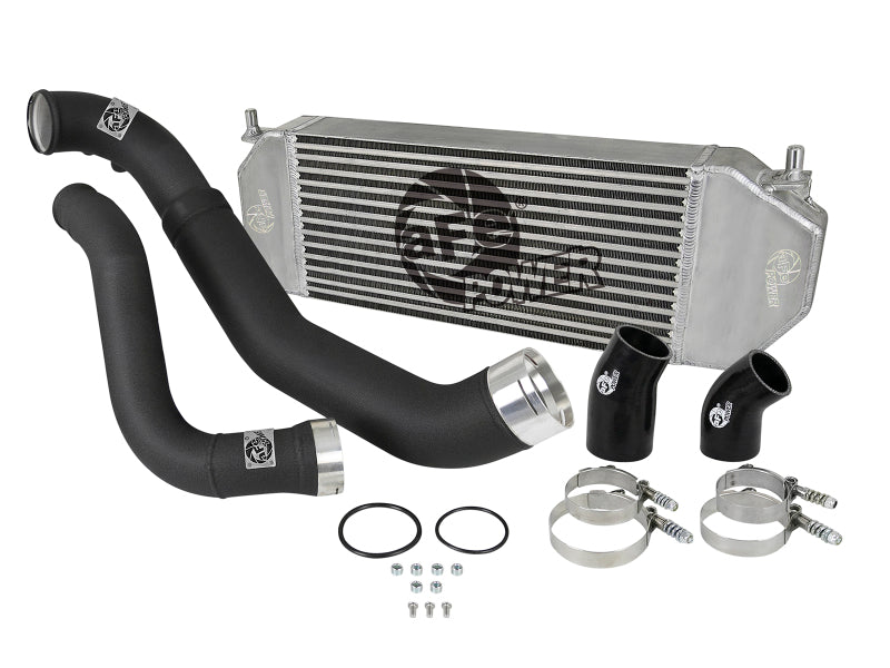 مبرد داخلي aFe BladeRunner GT Series مع أنابيب سوداء لسيارة Ford F-150 V6 سعة 3.0 لتر (td) موديل 18-19