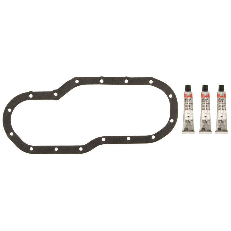 Fel-Pro 10-12 Toyota Sequoia Engine Oil Pan Gasket Set - High-Temperature Rubber-Coated Fiber