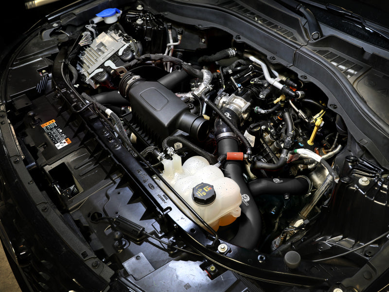 aFe 20-23 Ford Explorer ST V6 3.0L (tt) BladeRunner أنبوب شحن بارد من الألومنيوم 2-3/4 بوصة - أسود