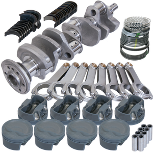 Eagle Chevy 350 3.750in Crank 6.000in H-Beam -16cc Inv Dome 4.030in Pistons Rotating Assembly