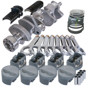 Eagle Chevy LT1 350 1Pc 3.480in Crank 5.700in H-Beam -5cc Flat Top 4.030in Pistons Rotating Assembly