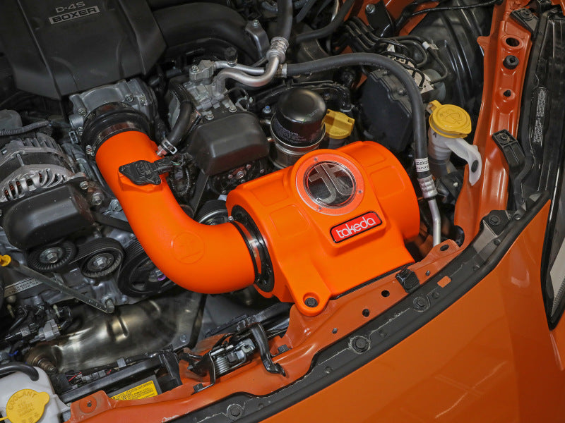 نظام سحب الهواء البارد لسيارة تويوتا GR86 / سوبارو BRZ من طراز Takeda Momentum Pro 5R Orange Edition موديل 2002-2003