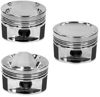 Manley 03-06 EVO VIII/IX 85.5mm Bore-+.5mm Over Size-8.5/9.0 CR Dish Piston Set with Rings