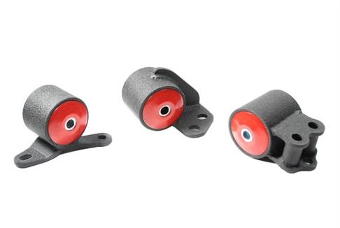 Innovative 88-91 Civic B-Series Black Steel Mounts 75A Bushings (Cable to Hydro Conversion)